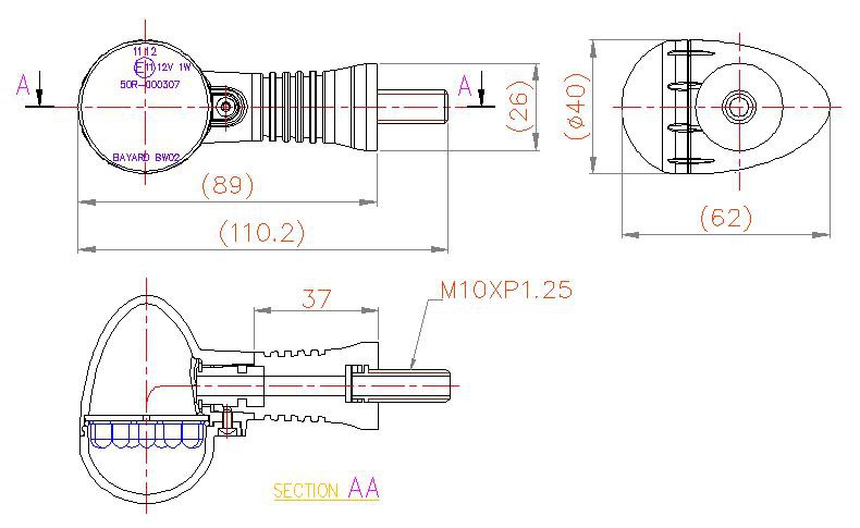 13002 (BW02L) LED